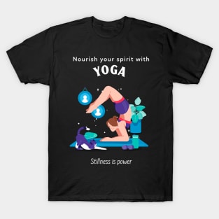 Nourish Your Spirit With Yoga T-Shirt